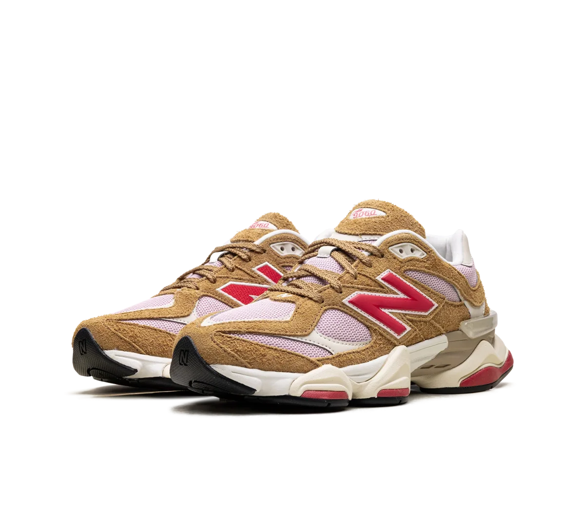 Tênis New Balance 9060 'Great Plains True Red' Bege/Marrom