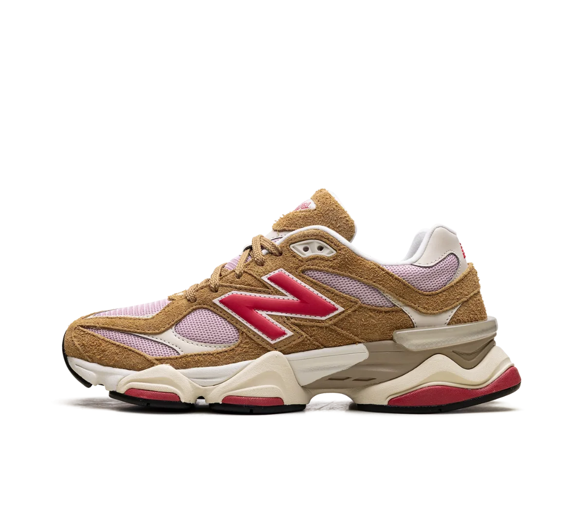 Tênis New Balance 9060 'Great Plains True Red' Bege/Marrom