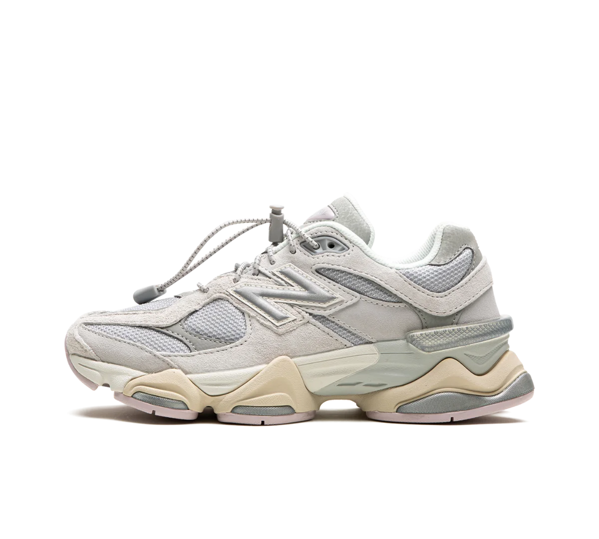 Tênis New Balance 9060 'Grey Lilac' Cinza Rosa – Juicy Sneakers - Main Image