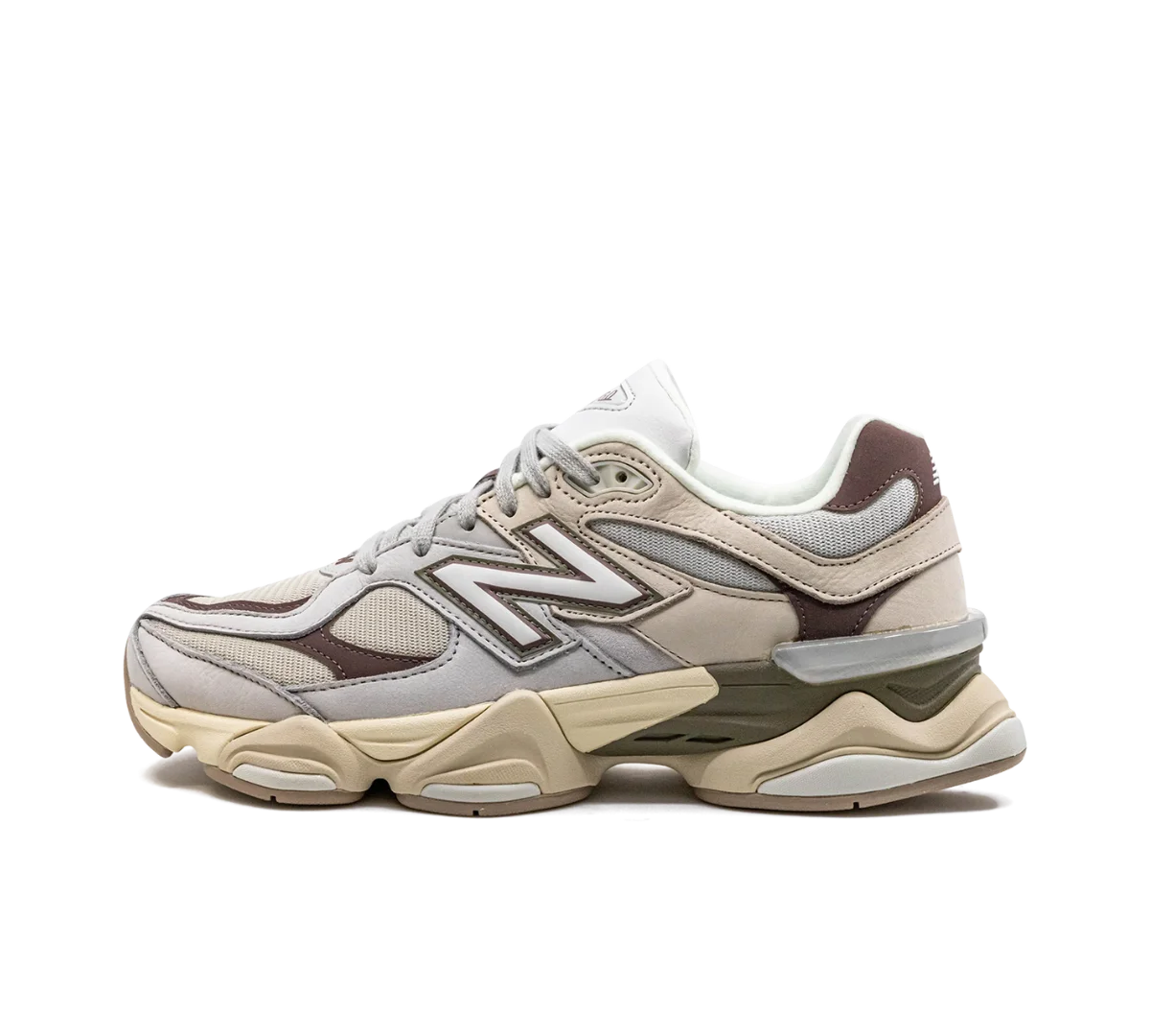 Tênis New Balance 9060 'Grey Matter Timberwolf' Cinza / Marrom