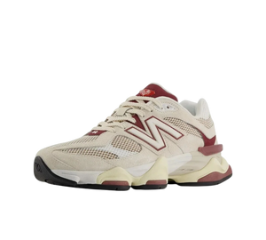 Tênis New Balance 9060 'Linen Burgundy' Bege/Vinho – foto 2