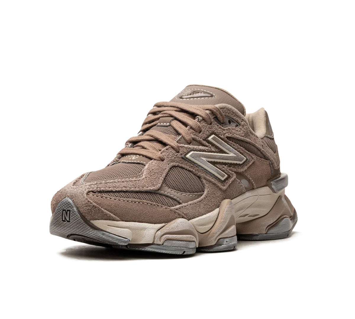 Tênis New Balance 9060 'Mushrrom Timberwolf' Marrom