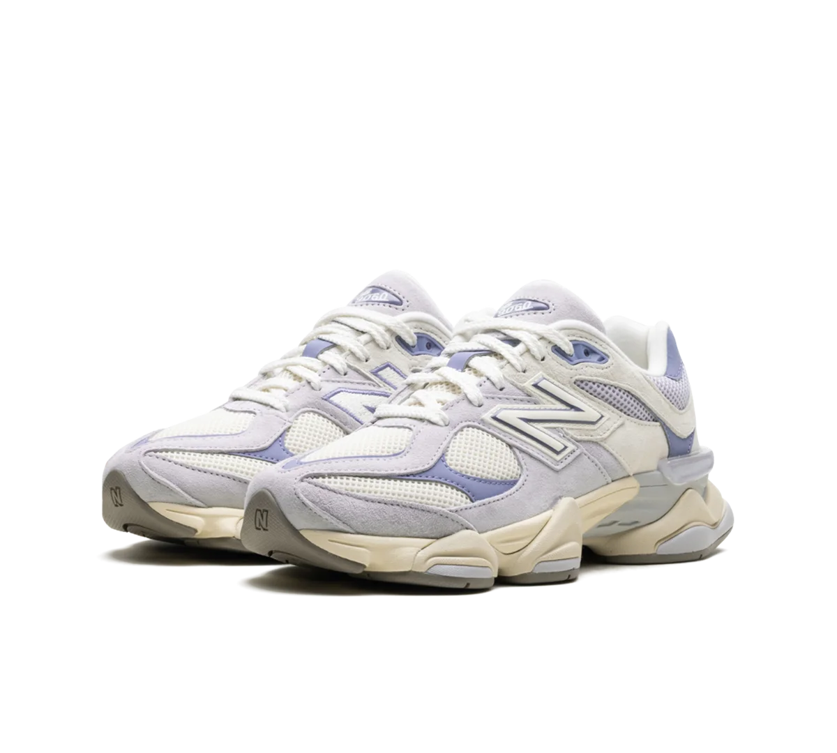 Tênis New Balance 9060 'Pearl Grey Linen' Cinza / Lilás