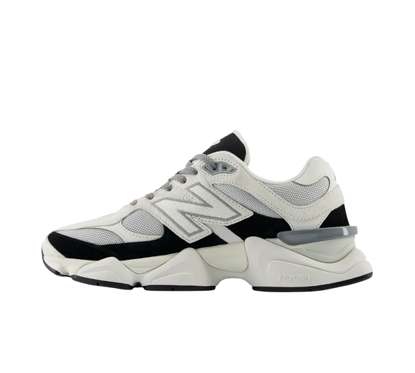 Tênis New Balance 9060 'Grey Jet Black' Preto / Branco