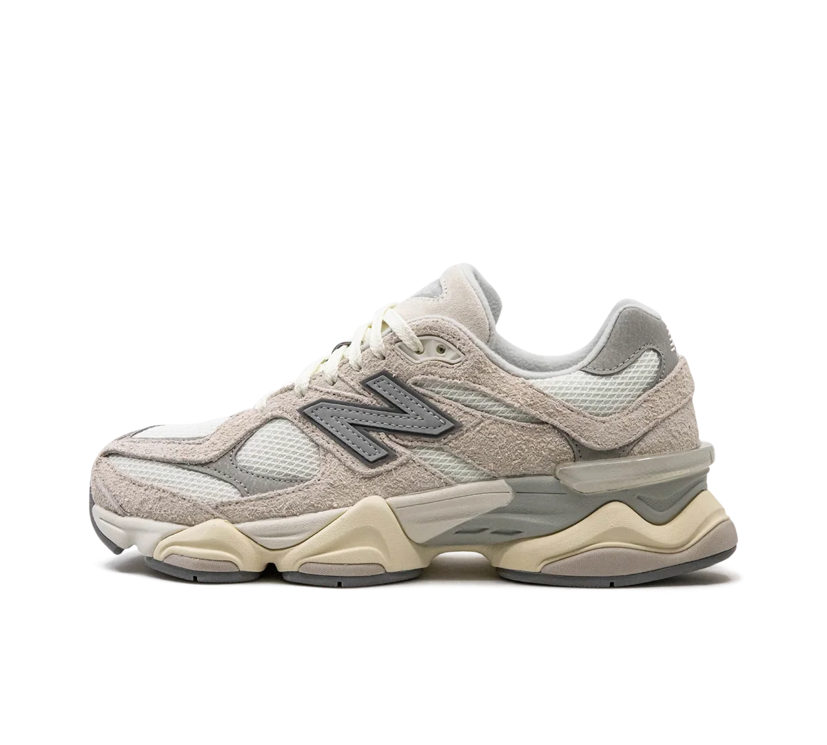 Tênis New Balance 9060 'Suede Pack Sea Salt' Cinza