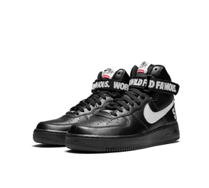 Tênis Nike Air Force 1 High x Supreme 'World Famous' Preto – foto 3