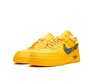 Tênis Nike Air Force 1 Low x Off-White 'University Gold' Amarelo – foto 3
