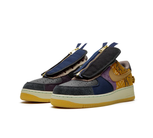 Tênis Nike Air Force 1 Low x Travis Scott 'Cactus Jack' Marrom / Azul – foto 3