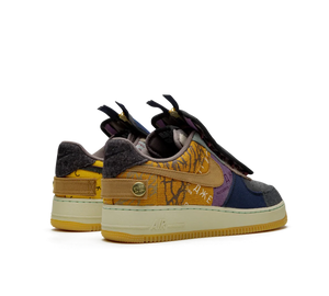 Tênis Nike Air Force 1 Low x Travis Scott 'Cactus Jack' Marrom / Azul – foto 4