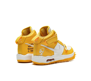 Tênis Nike Air Force 1 Mid x Off-White 'Varsity Maize' Amarelo – foto 4