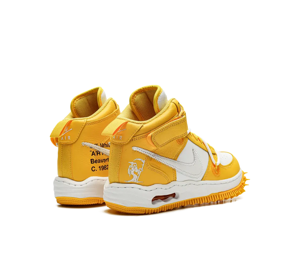 Tênis Nike Air Force 1 Mid x Off-White 'Varsity Maize' Amarelo