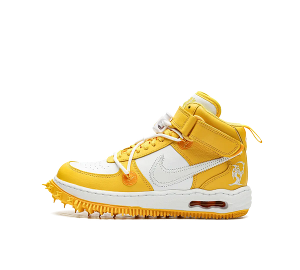 Tênis Nike Air Force 1 Mid x Off-White 'Varsity Maize' Amarelo