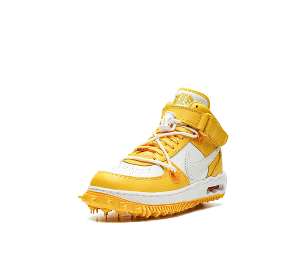 Tênis Nike Air Force 1 Mid x Off-White 'Varsity Maize' Amarelo