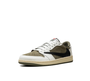 Tênis Nike Air Jordan 1 Low OG x Travis Scott 'Medium Olive' Verde / Branco – foto 2