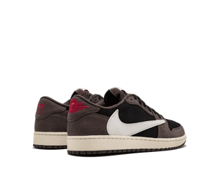 Tênis Nike Air Jordan 1 Low x Travis Scott 'Mocha' Marrom / Preto – foto 4