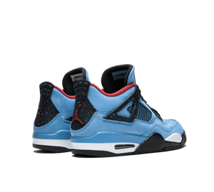 Tênis Nike Air Jordan 4 Retro x Travis Scott 'Cactus Jack' Azul – foto 4