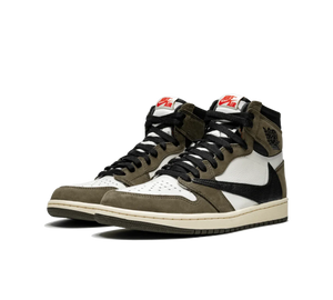 Tênis Nike Air Jordan 1 High OG x Travis Scott 'Mocha' Marrom / Branco – foto 3