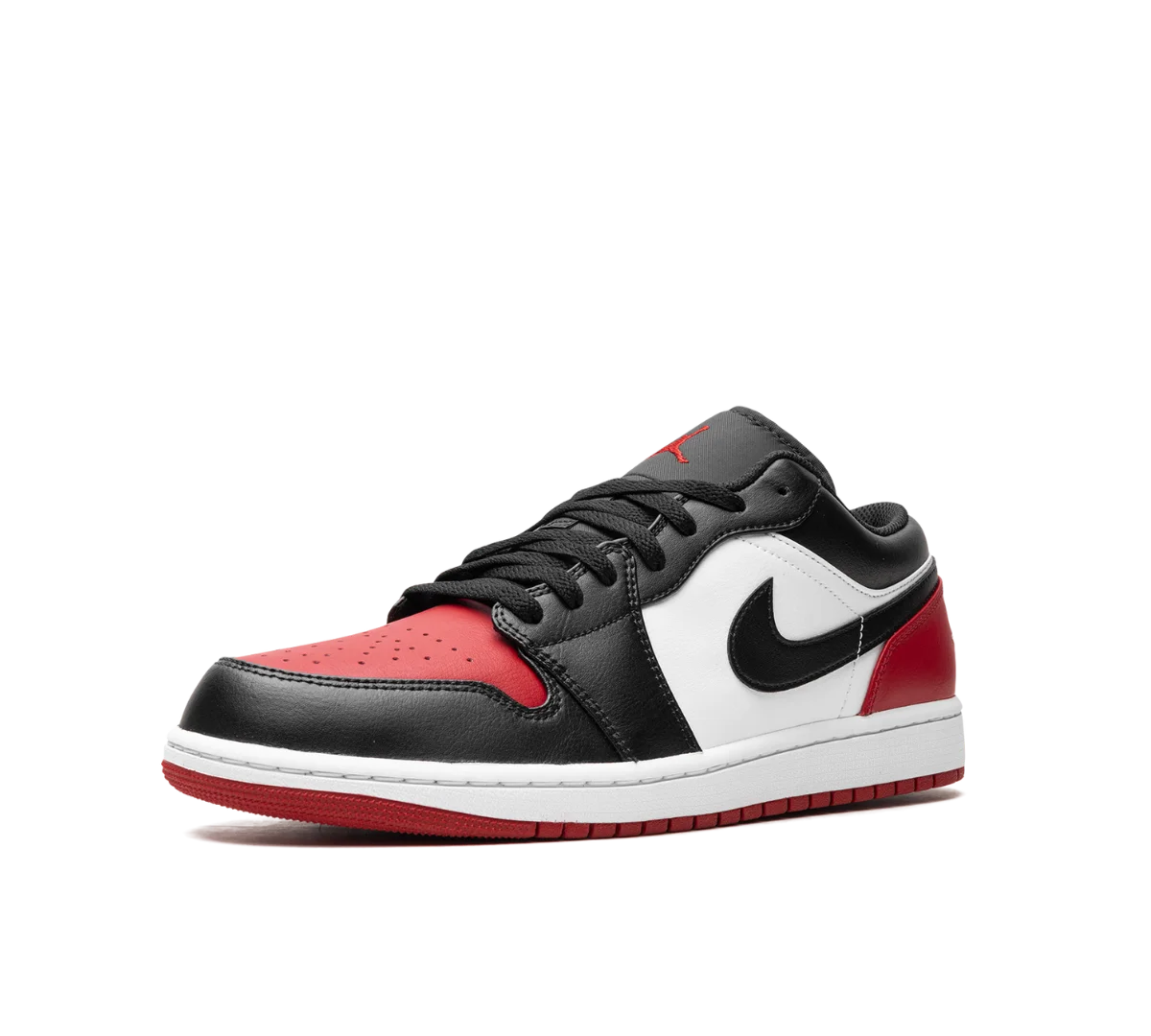 Tênis Nike Air Jordan 1 Low 'Bred Toe 2.0' Vermelho
