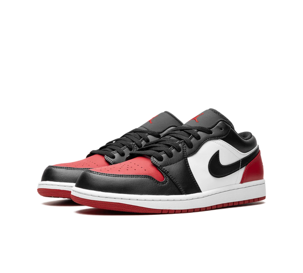 Tênis Nike Air Jordan 1 Low 'Bred Toe 2.0' Vermelho