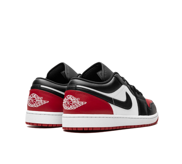 Tênis Nike Air Jordan 1 Low 'Bred Toe 2.0' Vermelho