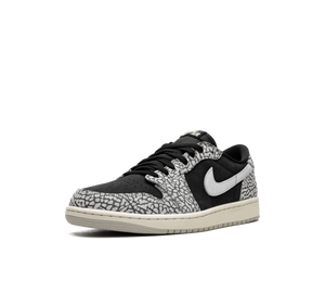 Tênis Nike Air Jordan 1 Low OG 'Black Cement' Cinza / Preto – foto 2
