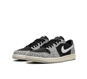 Tênis Nike Air Jordan 1 Low OG 'Black Cement' Cinza / Preto – foto 3