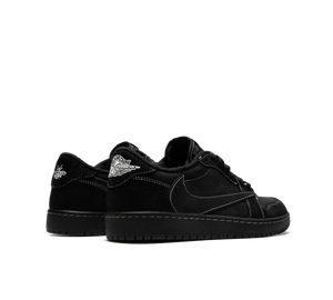 Tênis Nike Air Jordan 1 Low OG SP x Travis Scott 'Black Phantom' Preto – foto 4