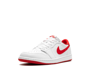 Tênis Nike Air Jordan 1 Low OG 'University Red' Branco / Vermelho – foto 2