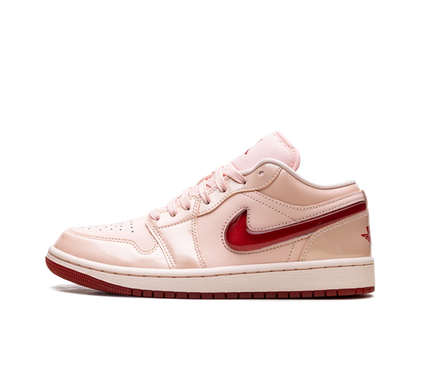 Tênis Nike Air Jordan 1 Low 'Patent Valentine's Day' Rosa / Vermelho