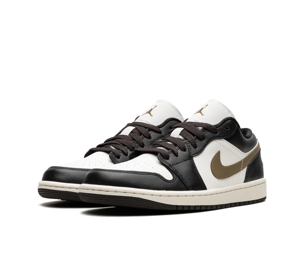 Tênis Nike Air Jordan 1 Low 'Shadow Brown' Preto / Marrom