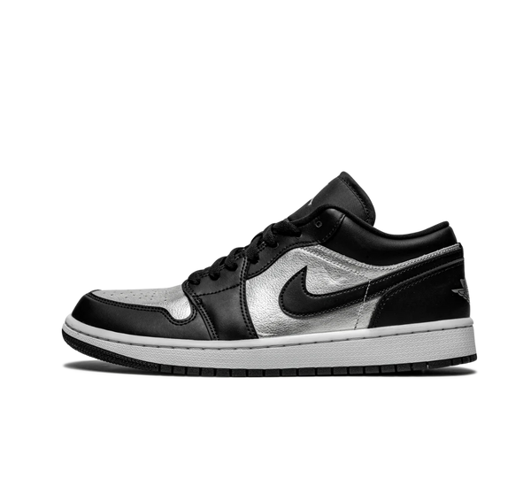 Tênis Nike Air Jordan 1 Low 'Silver Toe' Prata