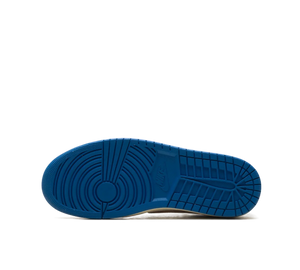 Tênis Nike Air Jordan 1 Low x Travis Scott x Fragment 'Sail Military Blue' Branco/Azul – foto 5