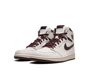 Tênis Nike Air Jordan 1 Retro High OG x A Ma Maniére 'Airness' Branco – foto 3