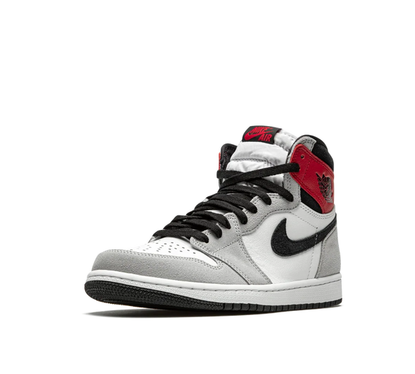 Tênis Nike Air Jordan 1 Retro High OG 'Light Smoke Grey' Cinza/Vermelho