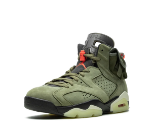 Tênis Nike Air Jordan 6 Retro x Travis Scott 'Olive' Verde – foto 2