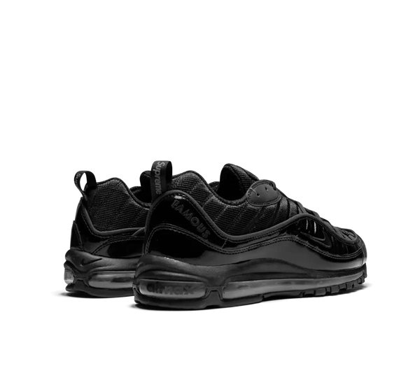 Tênis Nike Air Max 98 x Supreme 'Black' Preto
