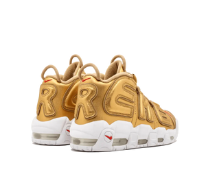 Tênis Nike Air More Uptempo x Supreme 'Gold' Dourado – foto 4