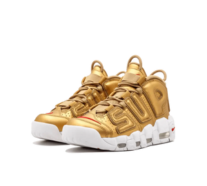Tênis Nike Air More Uptempo x Supreme 'Gold' Dourado – foto 3