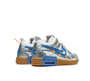 Tênis Nike Air Rubber Dunk x Off-White 'University Blue' Azul / Prata – foto 4