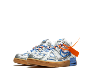 Tênis Nike Air Rubber Dunk x Off-White 'University Blue' Azul / Prata – foto 3