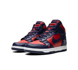 Tênis Nike Dunk High SB 'Supreme By Any Means' Azul/Vermelho – foto 3