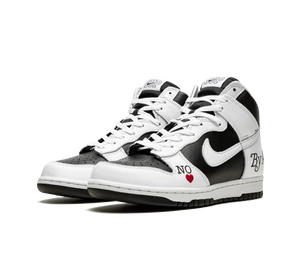 Tênis Nike Dunk High SB 'Supreme By Any Means' Branco/Preto – foto 3
