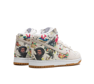 Tênis Nike Dunk High SB 'Supreme Rammellzee' Bege – foto 4