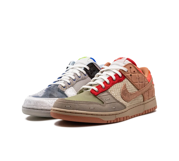 Tênis Nike Dunk Low 'CLOT What The' Multicolorido