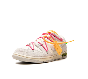 Tênis Nike Dunk Low x Off-White 'Lot 17' Cinza / Rosa – foto 2