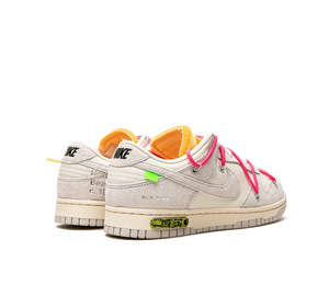 Tênis Nike Dunk Low x Off-White 'Lot 17' Cinza / Rosa – foto 3