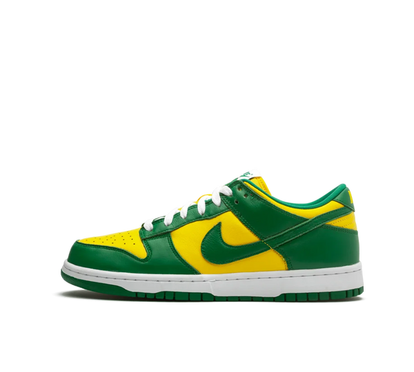 Tênis Nike Dunk Low Retro 'Brazil' Verde / Amarelo