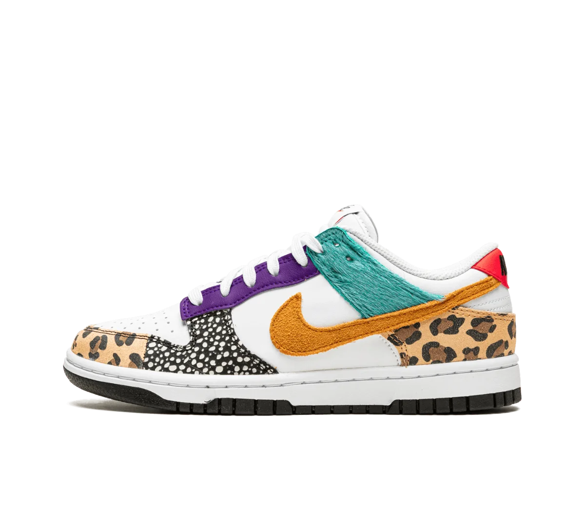 Tênis Nike Dunk Low 'Safari Mix' Animal Print