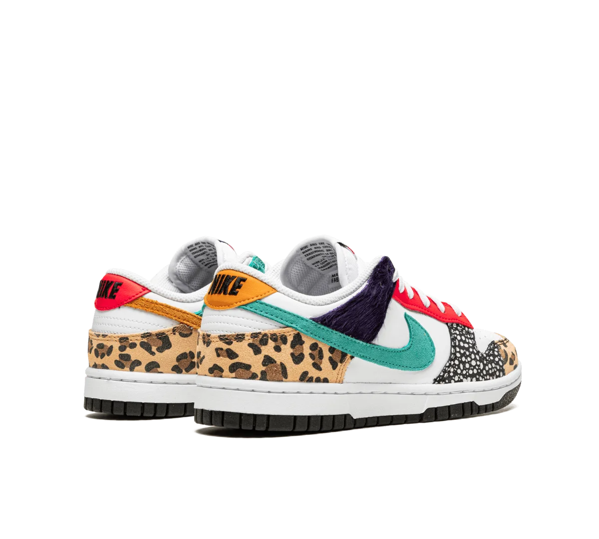 Tênis Nike Dunk Low 'Safari Mix' Animal Print