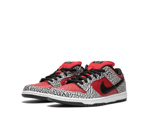 Tênis Nike Dunk Low SB x Supreme 'Red Cement' Vermelho / Preto – foto 3